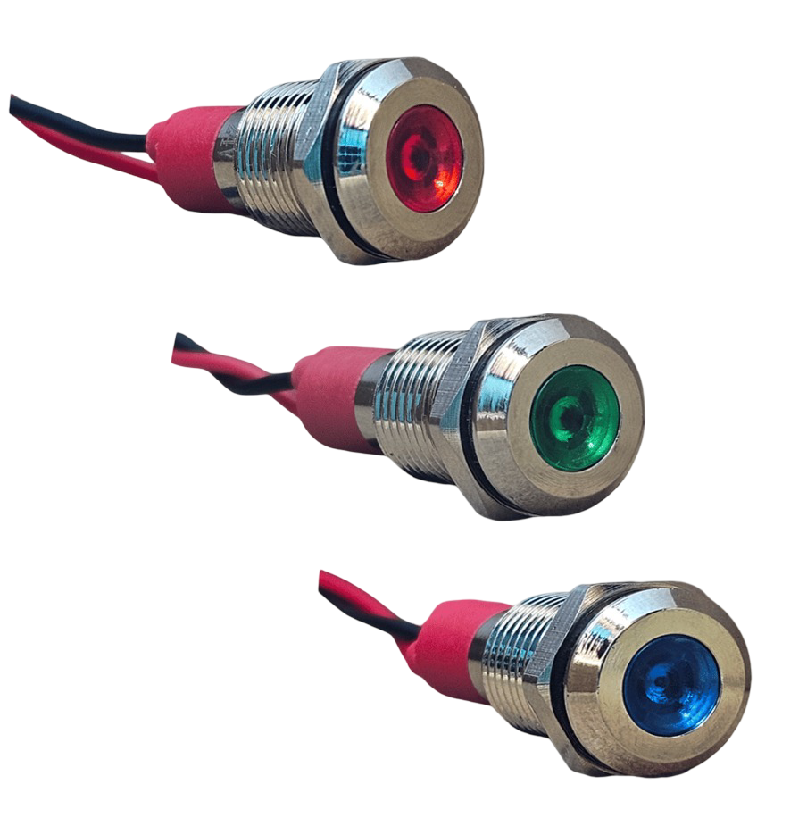 D10S 10MM METAL KABLOLU SİNYAL LAMBASI 12-24V