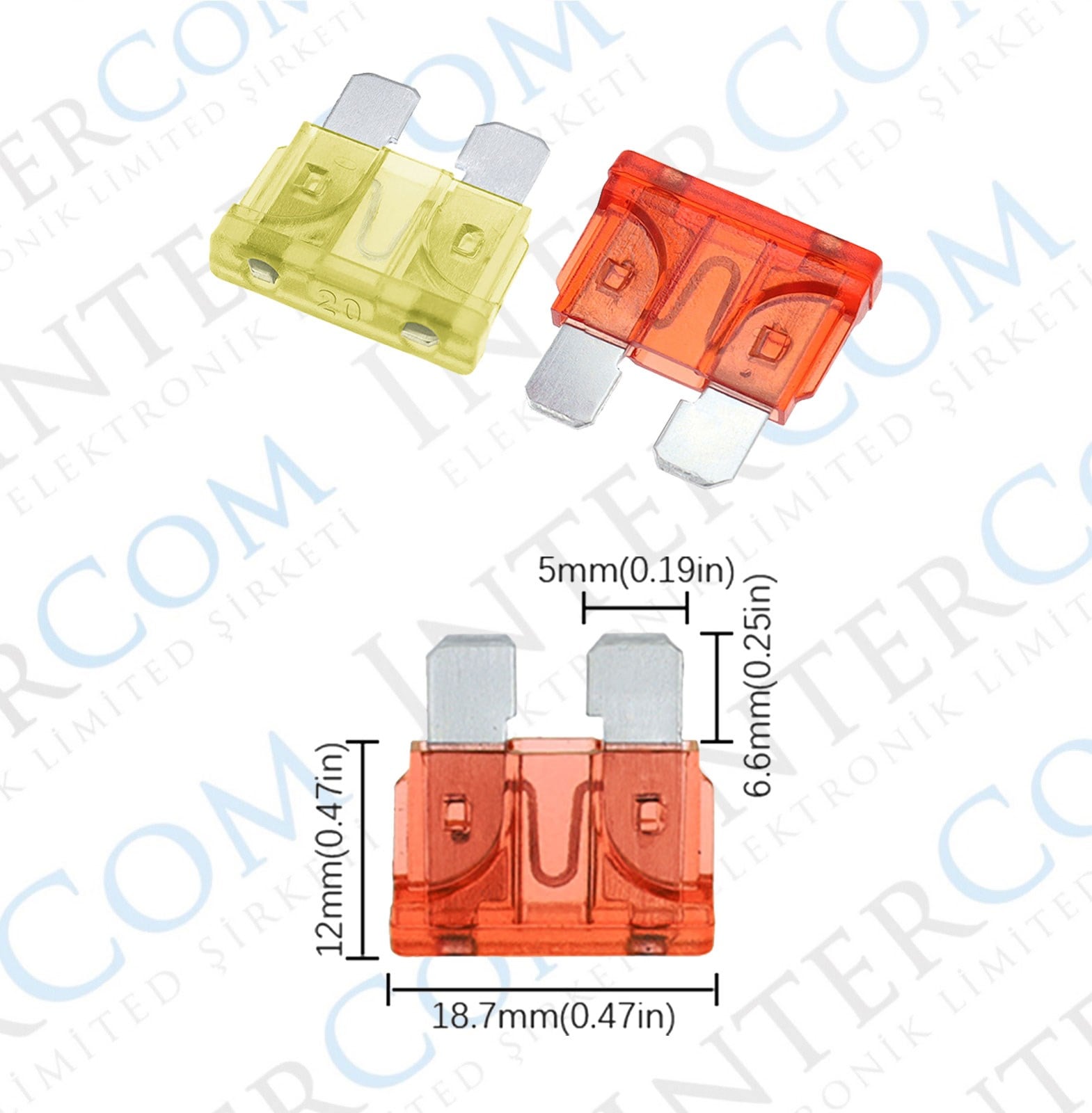 IC-271B-2 Standart Boy Oto Bıçak Sigorta