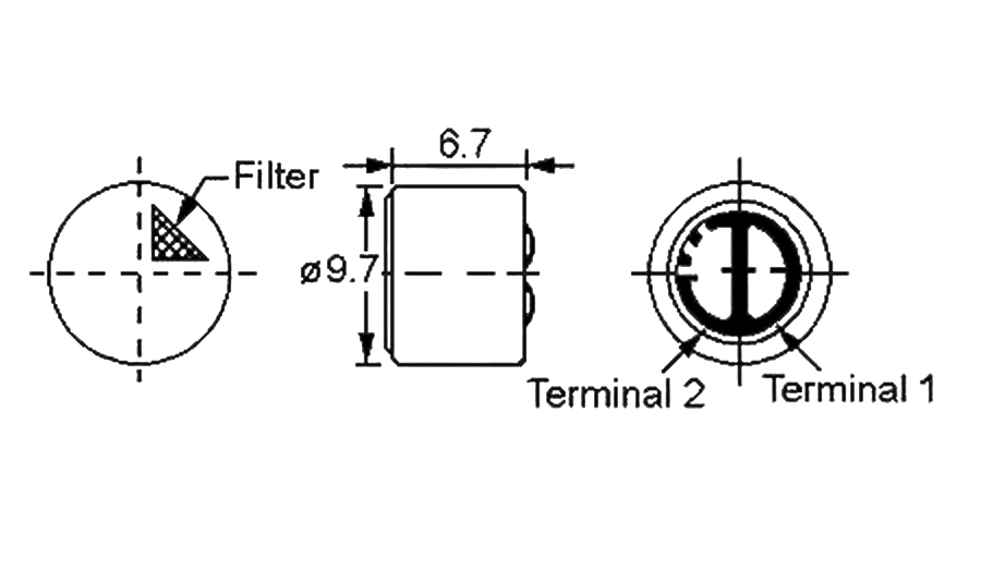 IC-229 Mikrofon Kapsülü 10x7mm