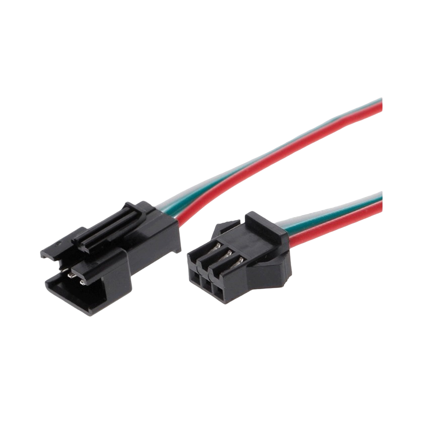 IC-261J-3 JST SM 3P Kablolu Konnektor Takım