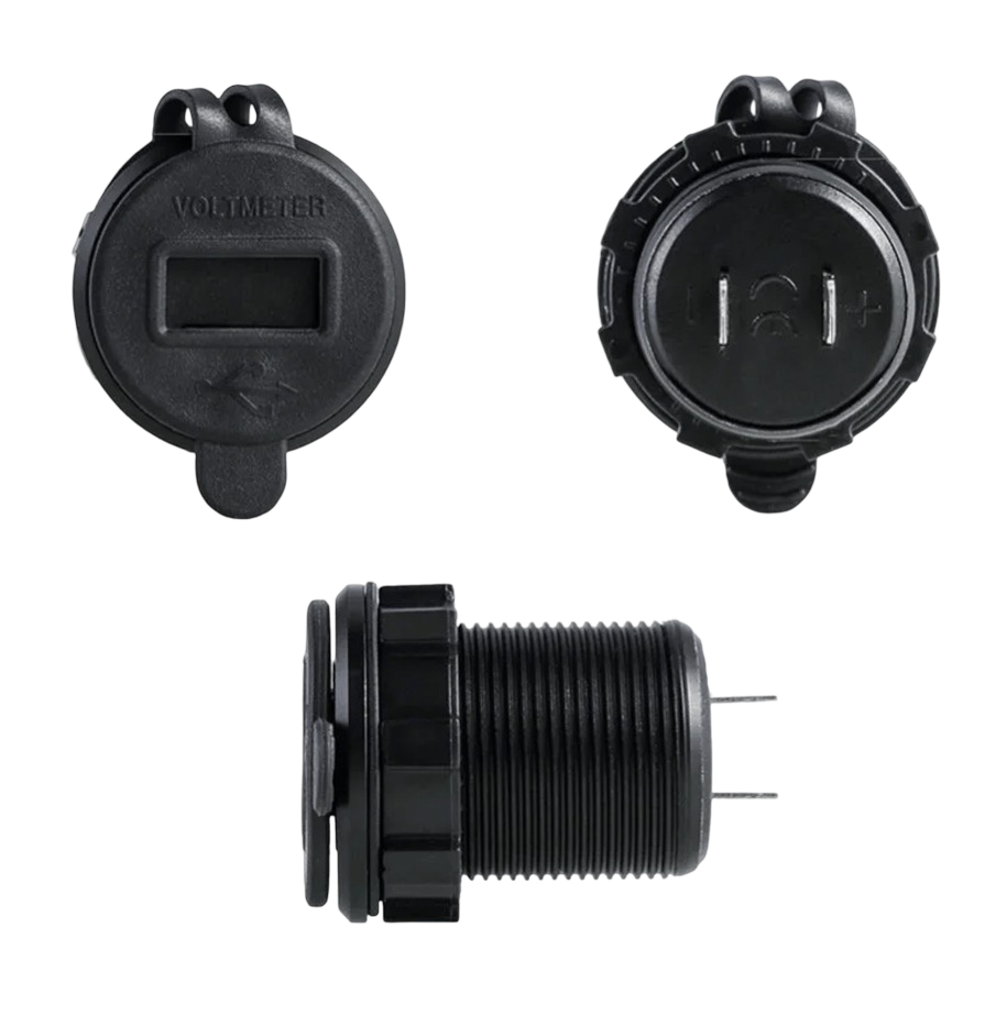 IC-266D Pano Tipi Voltmetreli 2li USB