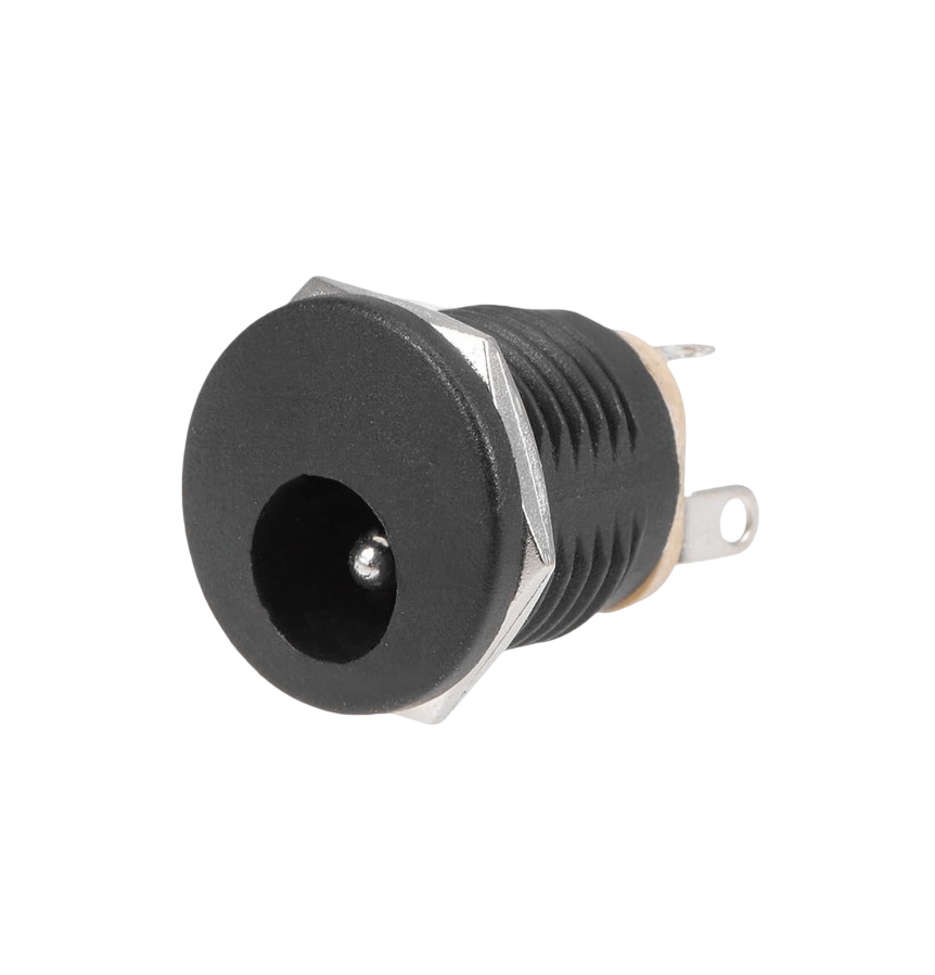 IC-257 DC Jak 2.1mm Somunlu Ø12mm