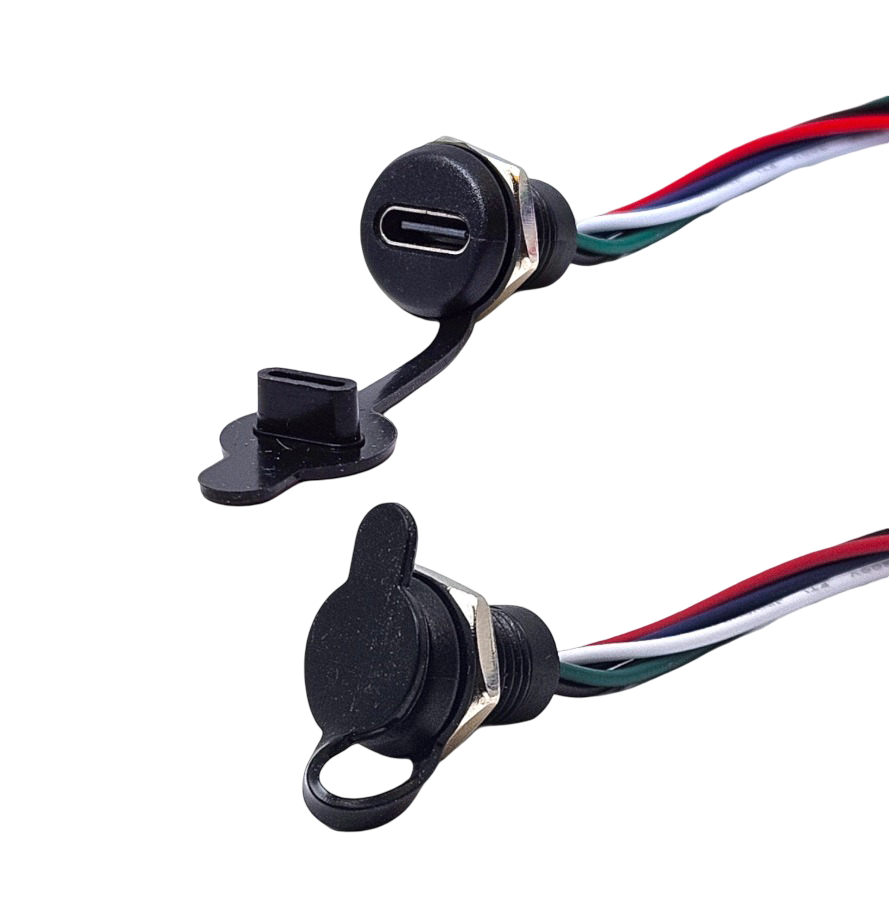 IC-266T-2 Pano Tip TYPE-C Şase Dişi 5P - Şarj + Data