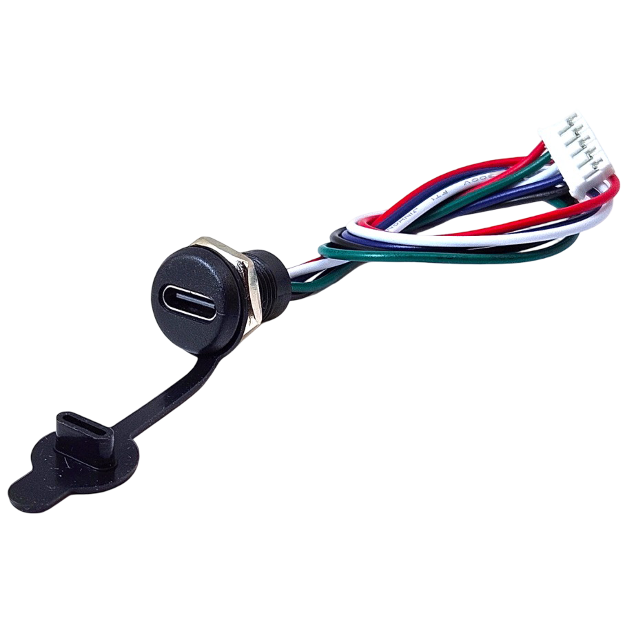 IC-266T-2 Pano Tip TYPE-C Şase Dişi 5P - Şarj + Data