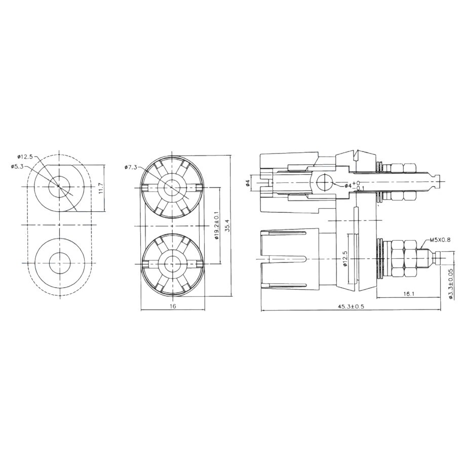 IC-240D Born Kelemens Büyük 2li Kırmızı/Siyah
