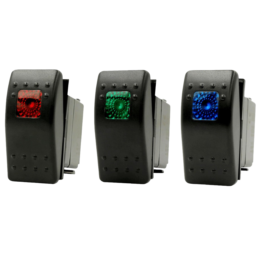 IC-134M Marin Switch Kare Işıklı On-Off