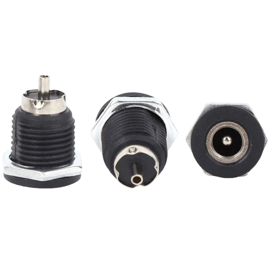 IC-258C DC Jak 2.1mm İçi Metal Ø12mm
