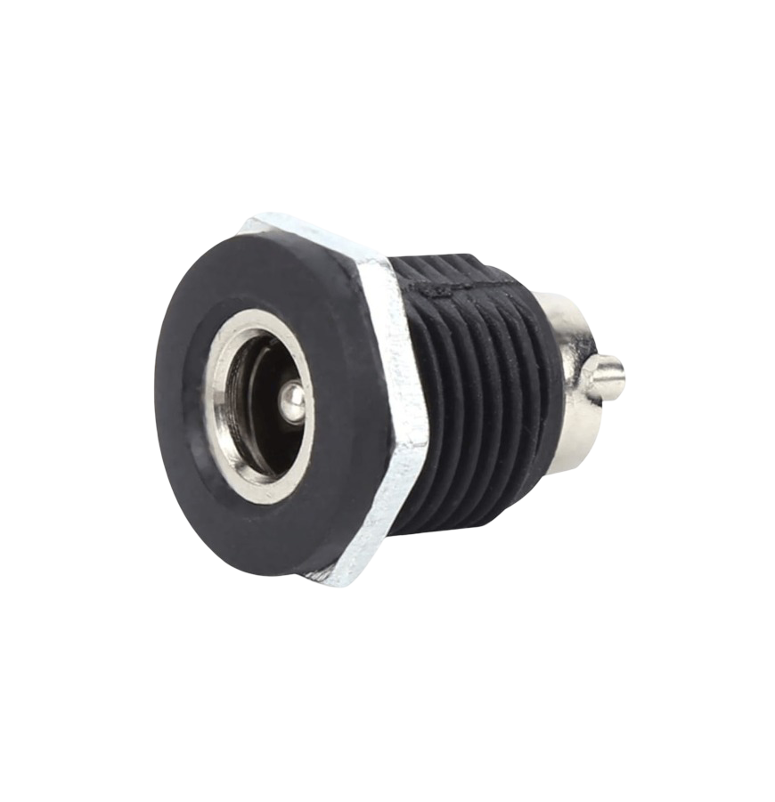 IC-258C DC Jak 2.1mm İçi Metal Ø12mm