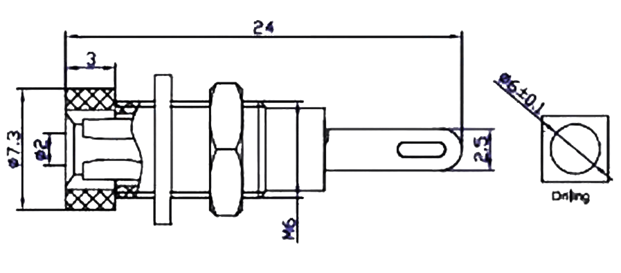 IC-240S Born Klemens 2mm