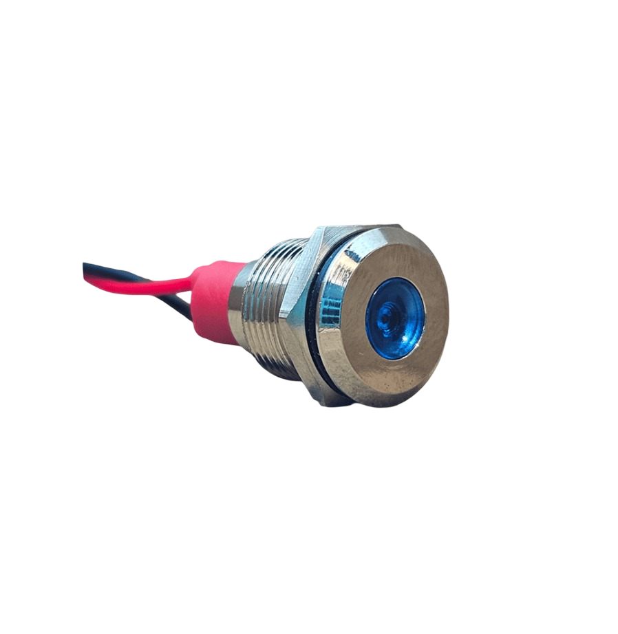 D12S 12MM METAL KABLOLU SİNYAL LAMBASI 12-24V