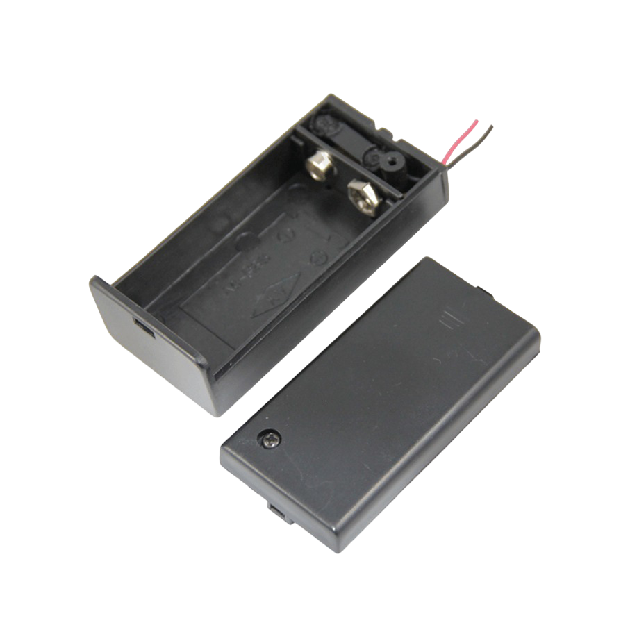 IC-233D 9Volt Pil Kutusu Kapaklı Switchli