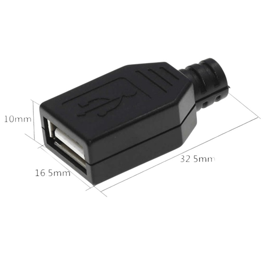 IC-265F USB Seyyar Dişi Kapaklı