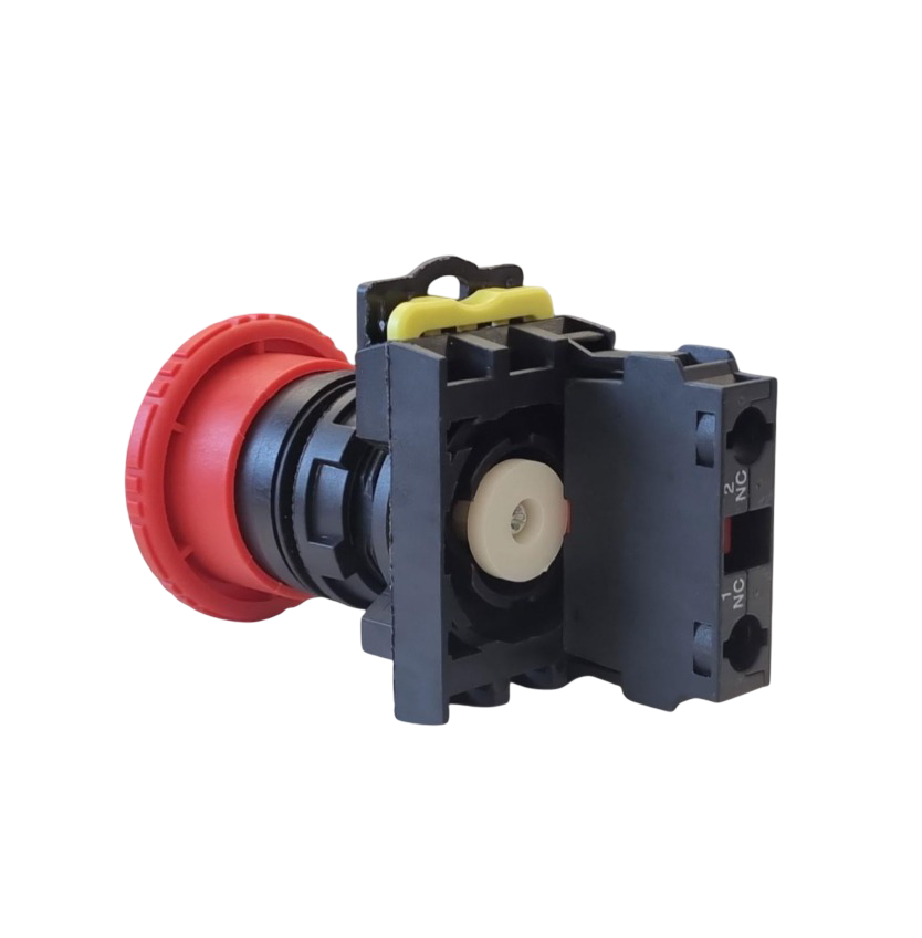 LAY25-ES542 22mm Acil-Stop Bas-Çevir 40mm