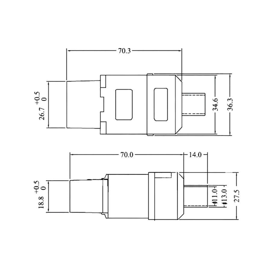 IC-215B2 C19 Power Seyyar Dişi
