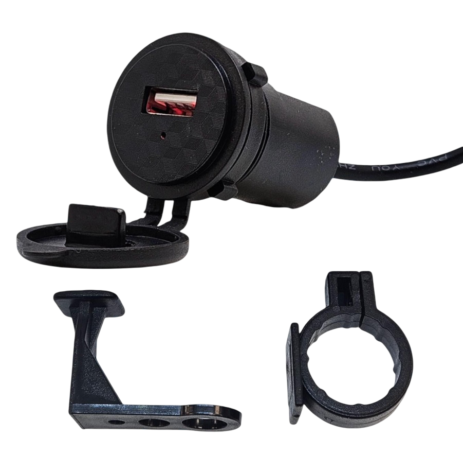 IC-266F-4 MOTORSİKLET USB TEKLİ SU GEÇİRMEZ - ŞARJ