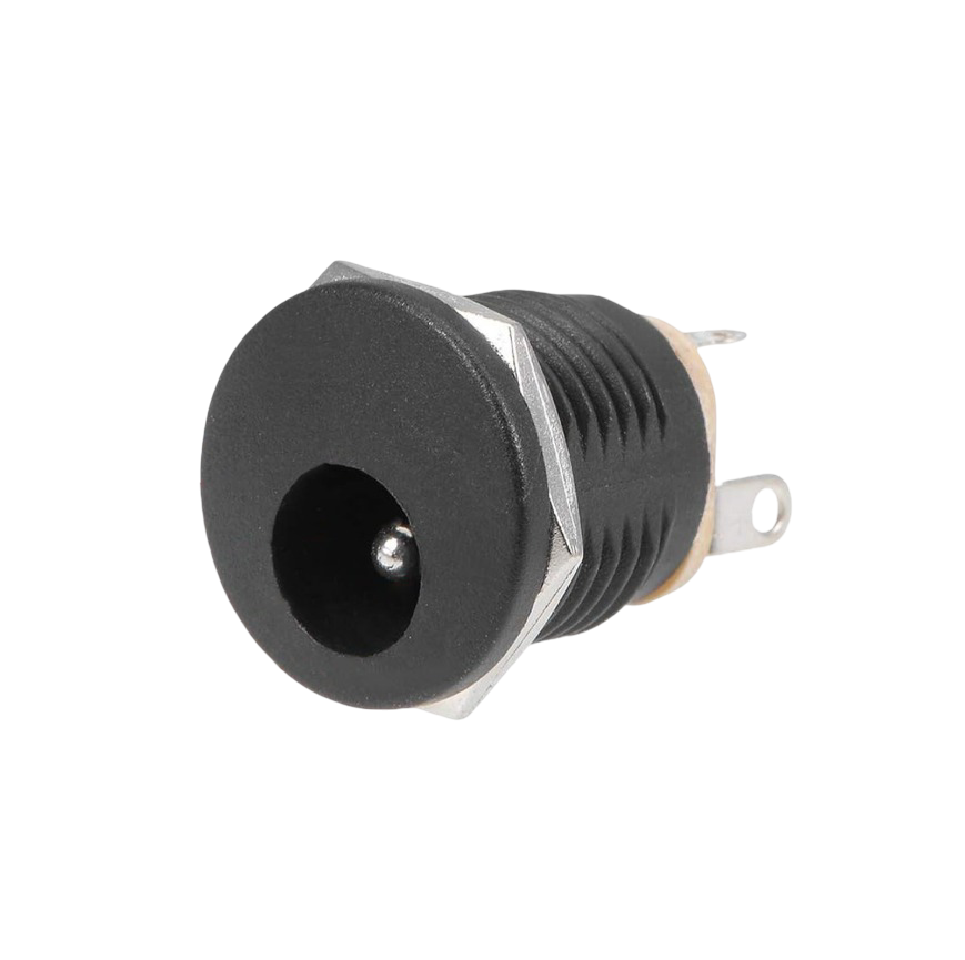 IC-258 DC Jak 2.5mm Somunlu Ø12mm