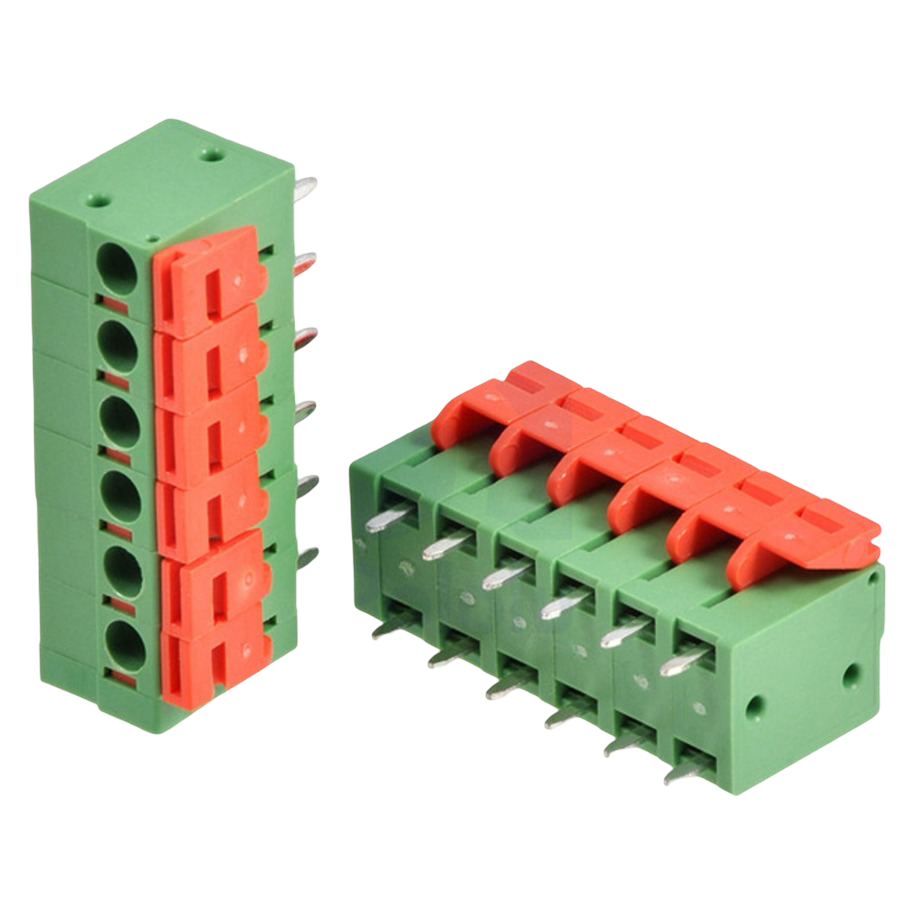 5.08mm 6P Yaylı Tak Çıkar PCB Klemensi