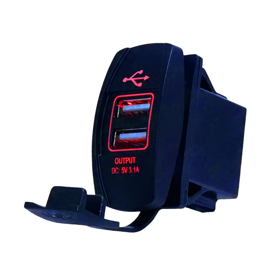 IC-266C-3 Marin Tip İkili USB 12-24V - 5V/3.1A