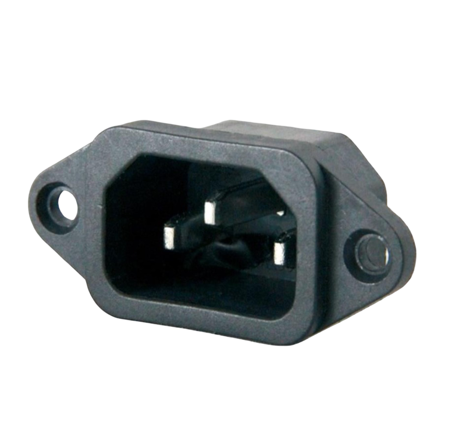IC-212 C14 Power Soket Erkek Kulaklı AS-05
