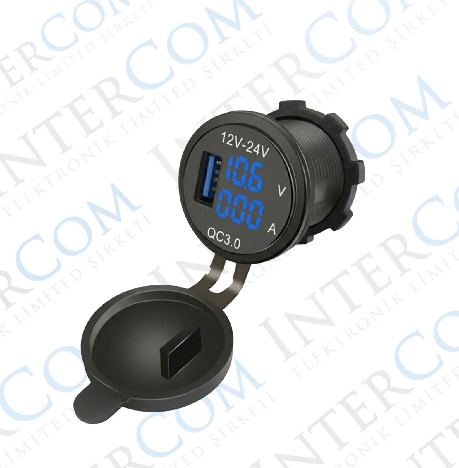 IC-266D-8 Pano Tip Volt-Ampermetreli USB 3.0