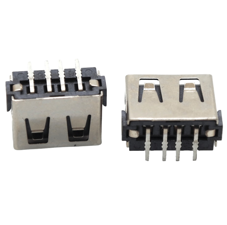 IC-265C USB Şase A Tip 90° Dişi Kısa