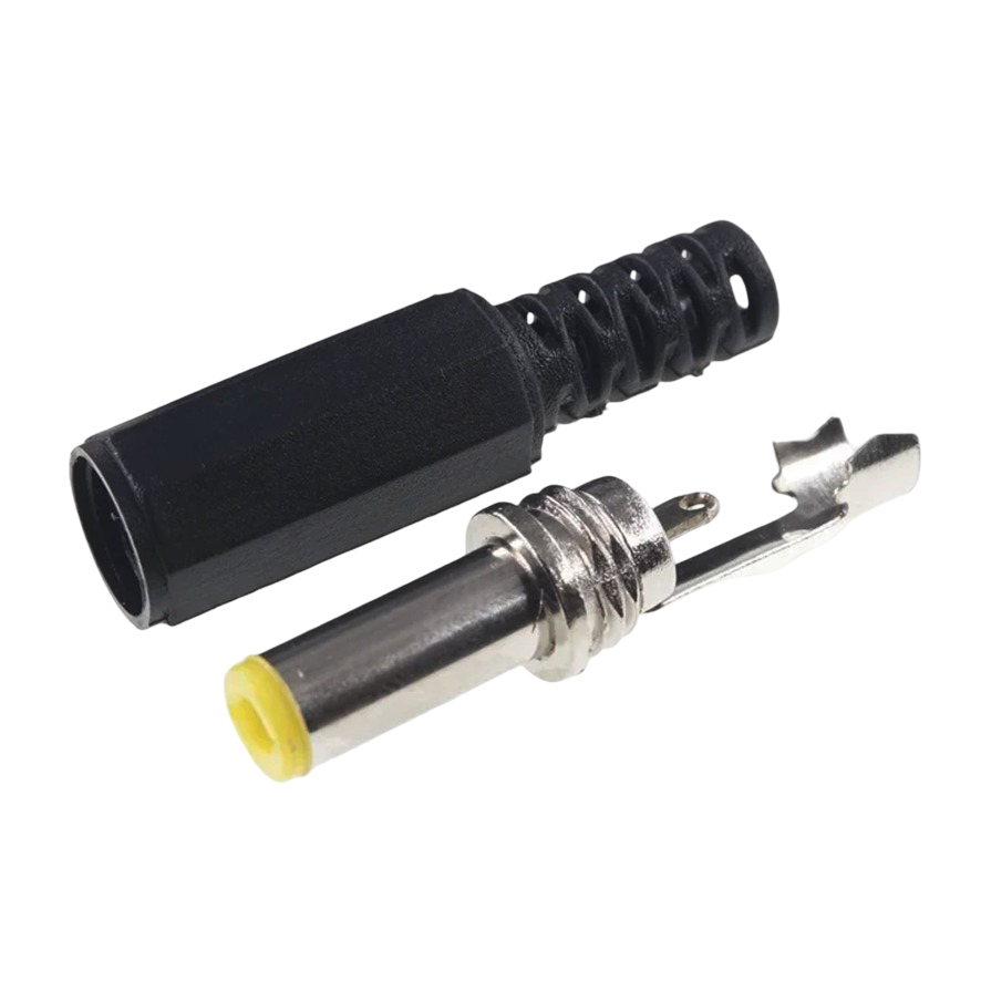 IC-252A DC JAK 2,1MM UZUN FİŞ SARI UÇ