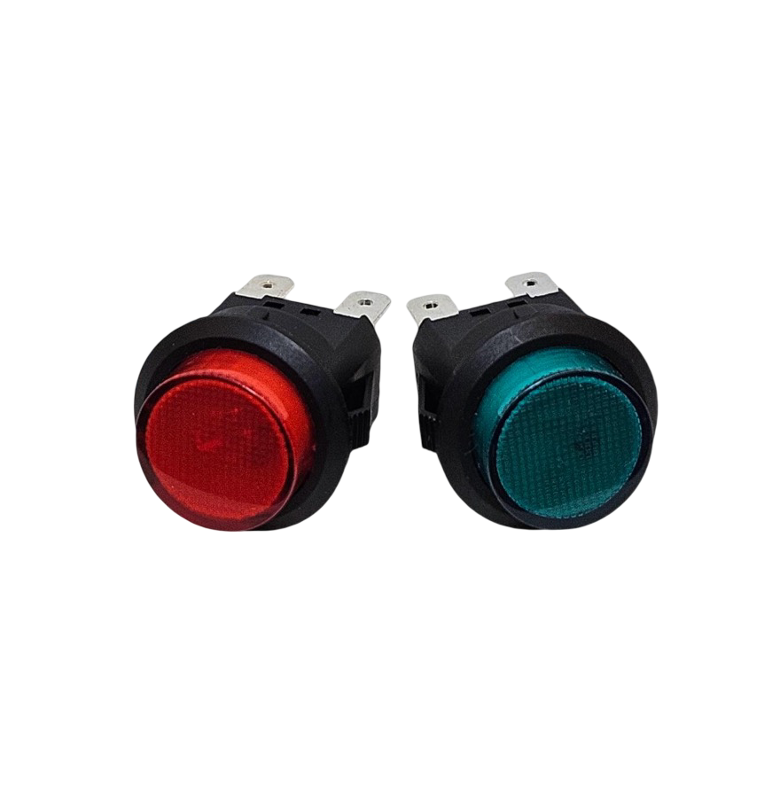 IC-180M 22MM PLASTİK ANAHTAR 12V 4P