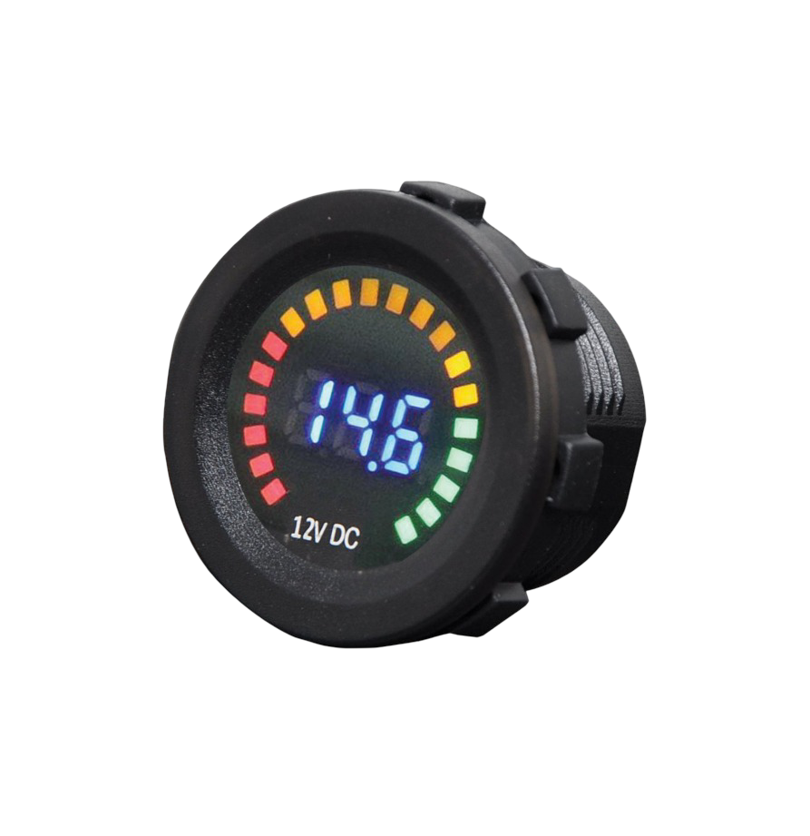 IC-230E Pano Tipi Akü Göstergeli Voltmetre