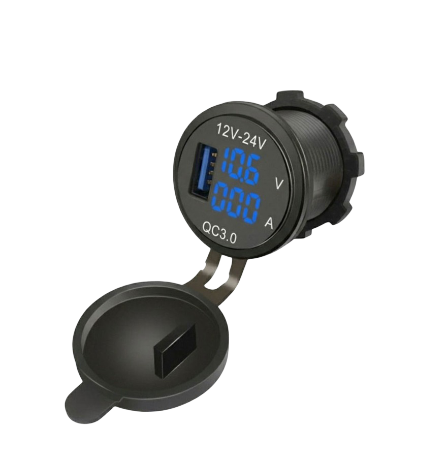 IC-266D-8 Pano Tip Volt-Ampermetreli USB 3.0