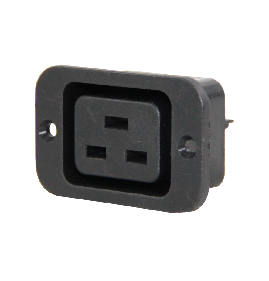 IC-215A2 C19 Power Şase Dişi Kulaklı AC-06A