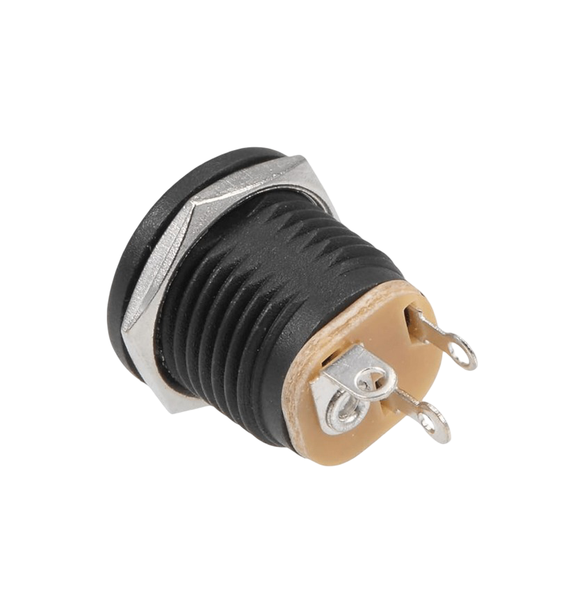 IC-258 DC Jak 2.5mm Somunlu Ø12mm