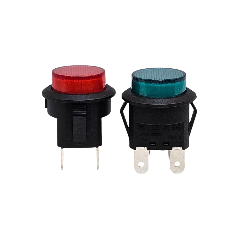 IC-180M 22MM PLASTİK ANAHTAR 12V 4P