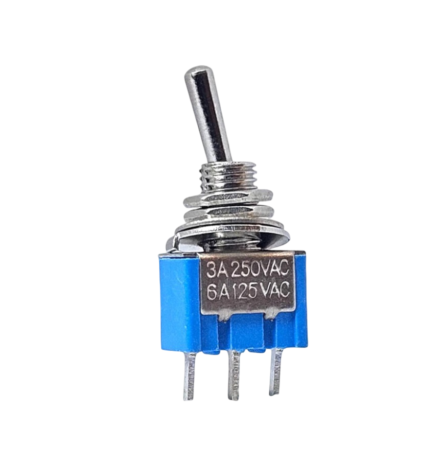 IC-139C Toggle Switch İğne Ayak ON-OFF Ø6mm MTS-102-A2