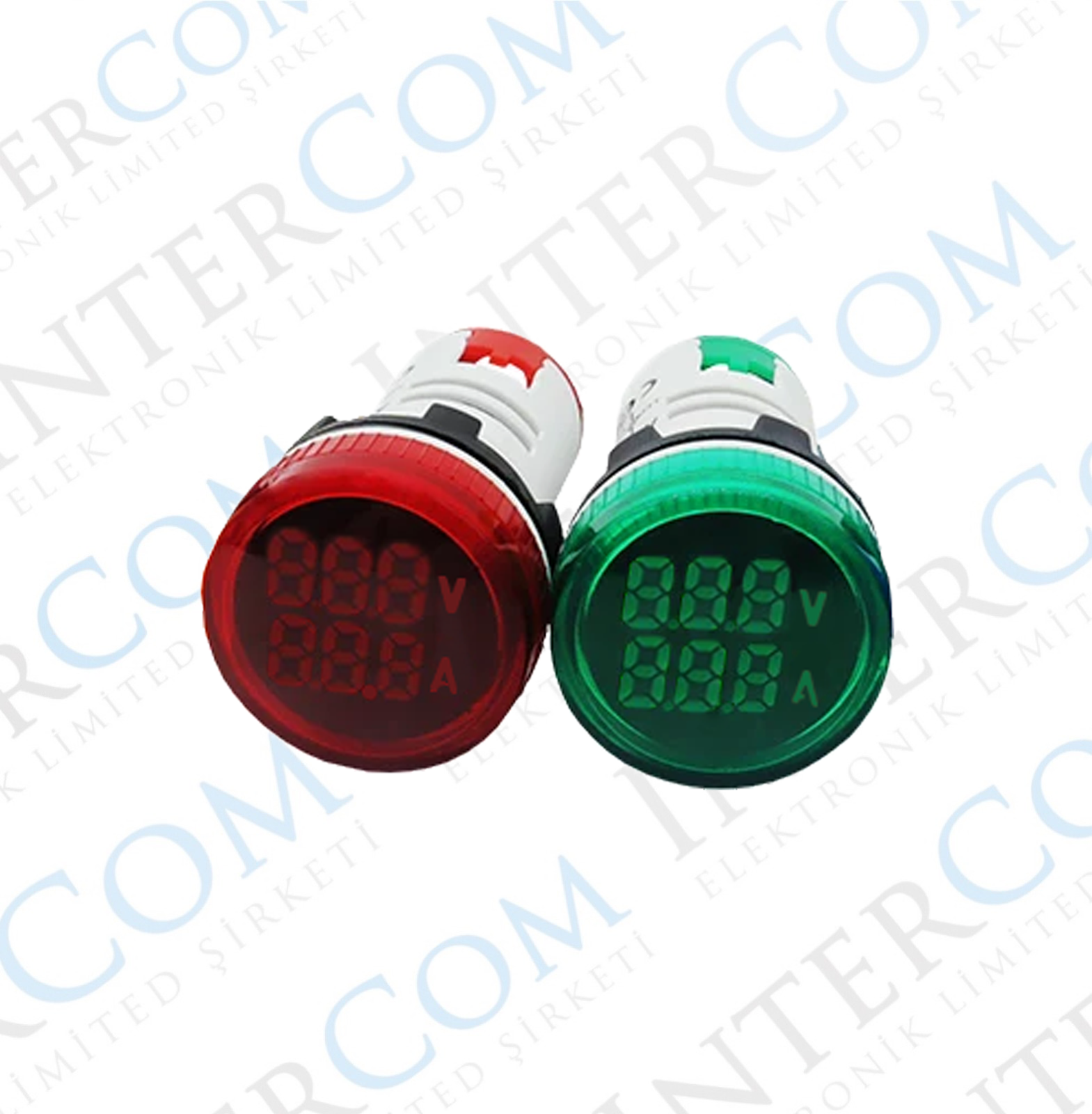 AD22-22VA 22mm Dijital Volt-Ampermetre