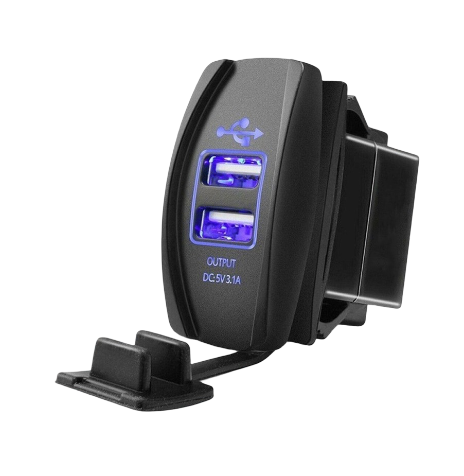 IC-266C-3 Marin Tip İkili USB 12-24V - 5V/3.1A