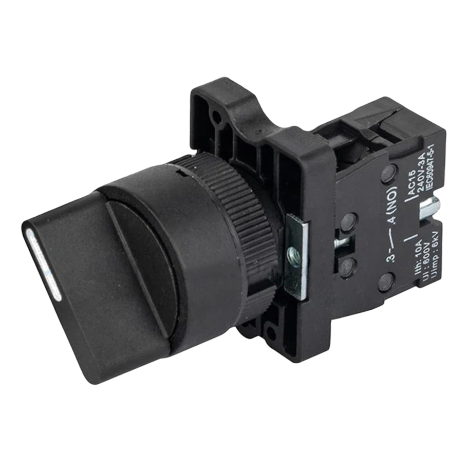 LAY5-ED41 22mm Kısa Mandal 0-1 Yaylı (1NO)