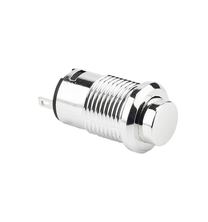IC-186C PLASTİK 12MM KROM BUTON