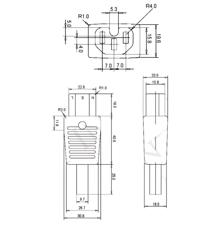 IC-215C C15 Power Fiş Seyyar 