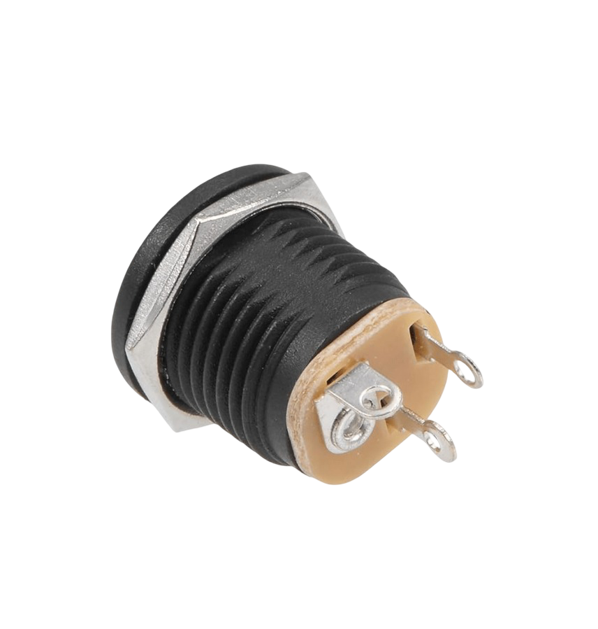 IC-257 DC Jak 2.1mm Somunlu Ø12mm