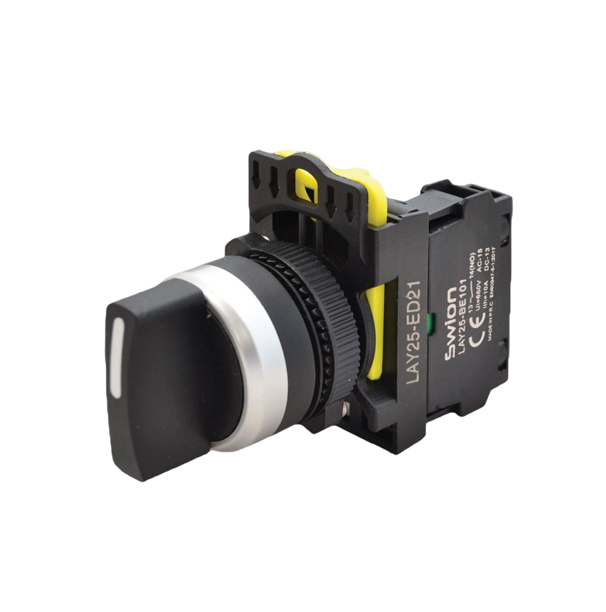 LAY25-ED21 22mm Mandal Buton 0-1 Kalıcı (1NO)