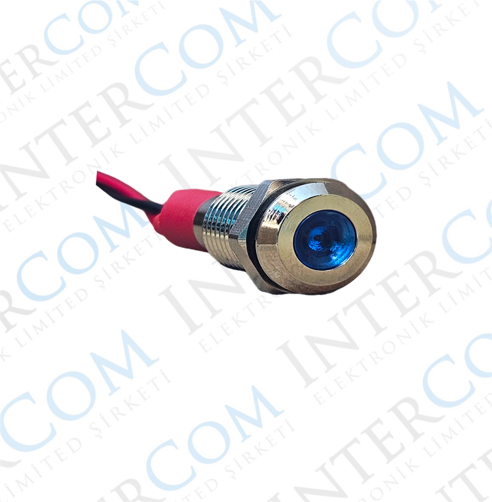 D10S 10MM METAL KABLOLU SİNYAL LAMBASI 12-24V