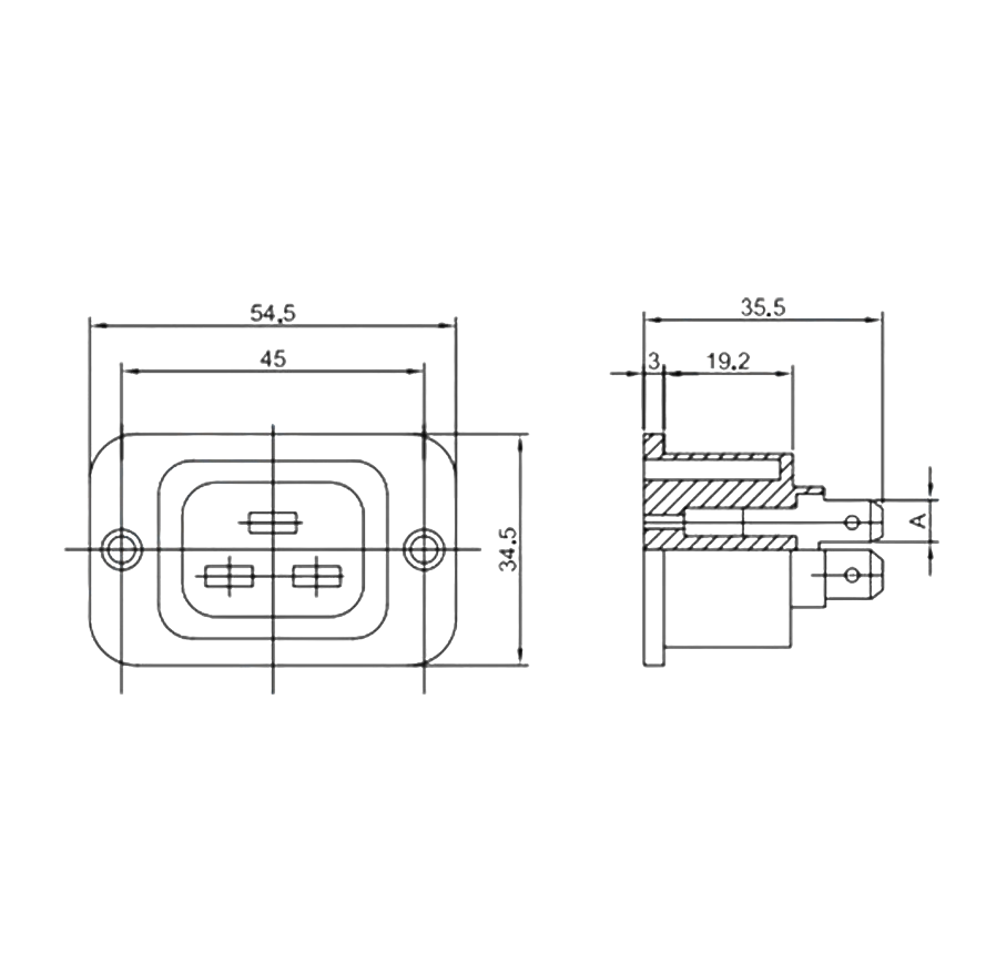 IC-215A1 C20 Power Şase Erkek Kulaklı AC-06C