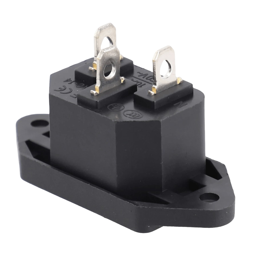IC-212 C14 Power Soket Erkek Kulaklı AS-05