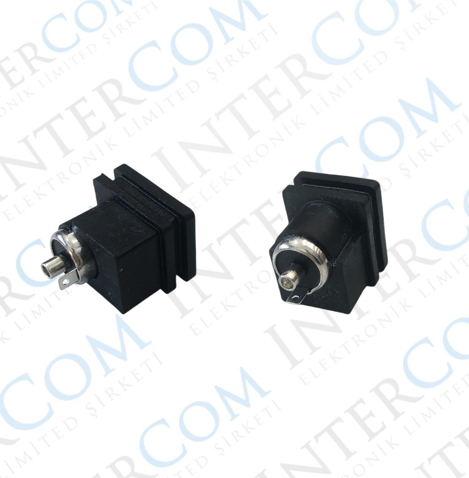 DC Jak 2.1mm İçi Metal - Geçmeli