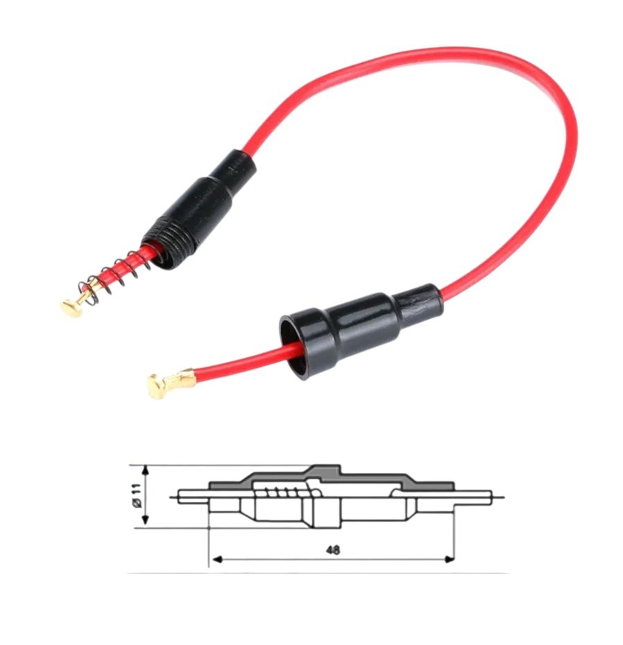 IC-237C Sigorta Yuvası Kablolu 5x20