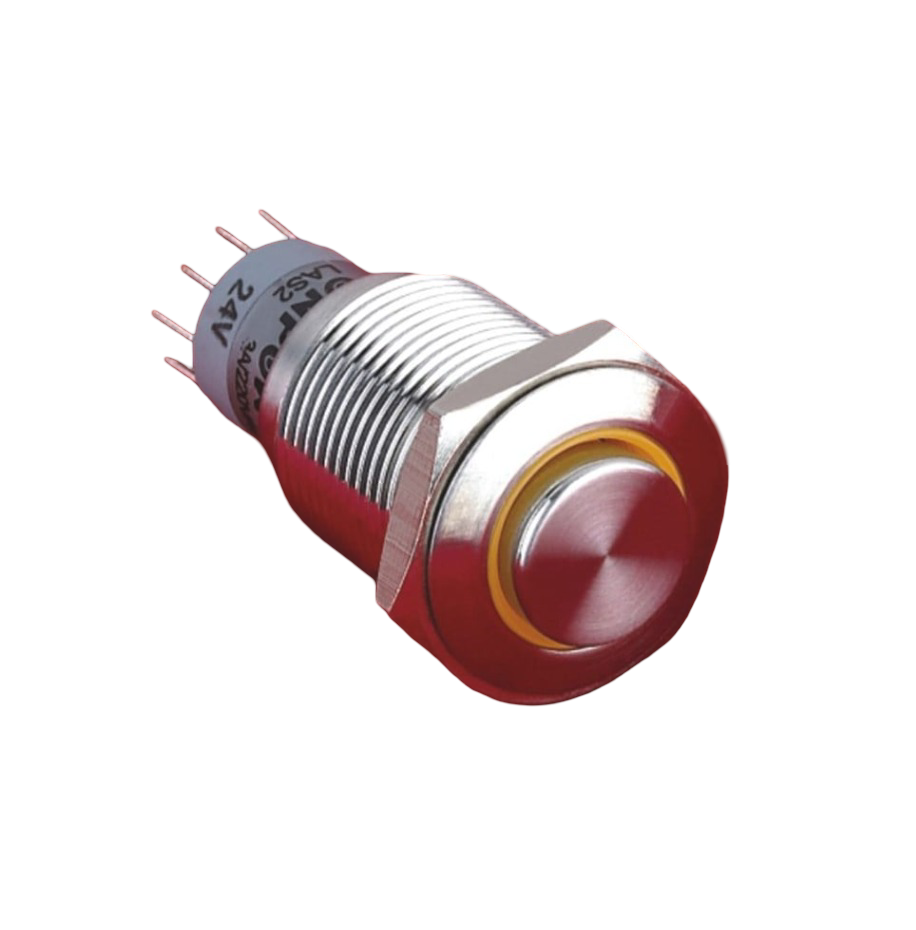 LAS2-GQH-11Z 16mm Metal LEDli Kalıcı Buton IP67