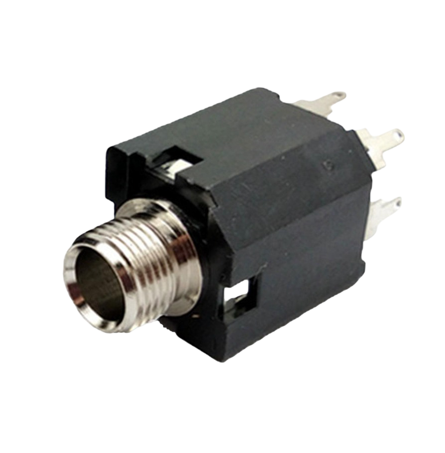 IC-261G-1 6,3mm Stereo Jack Dişi Şase 180° 5P