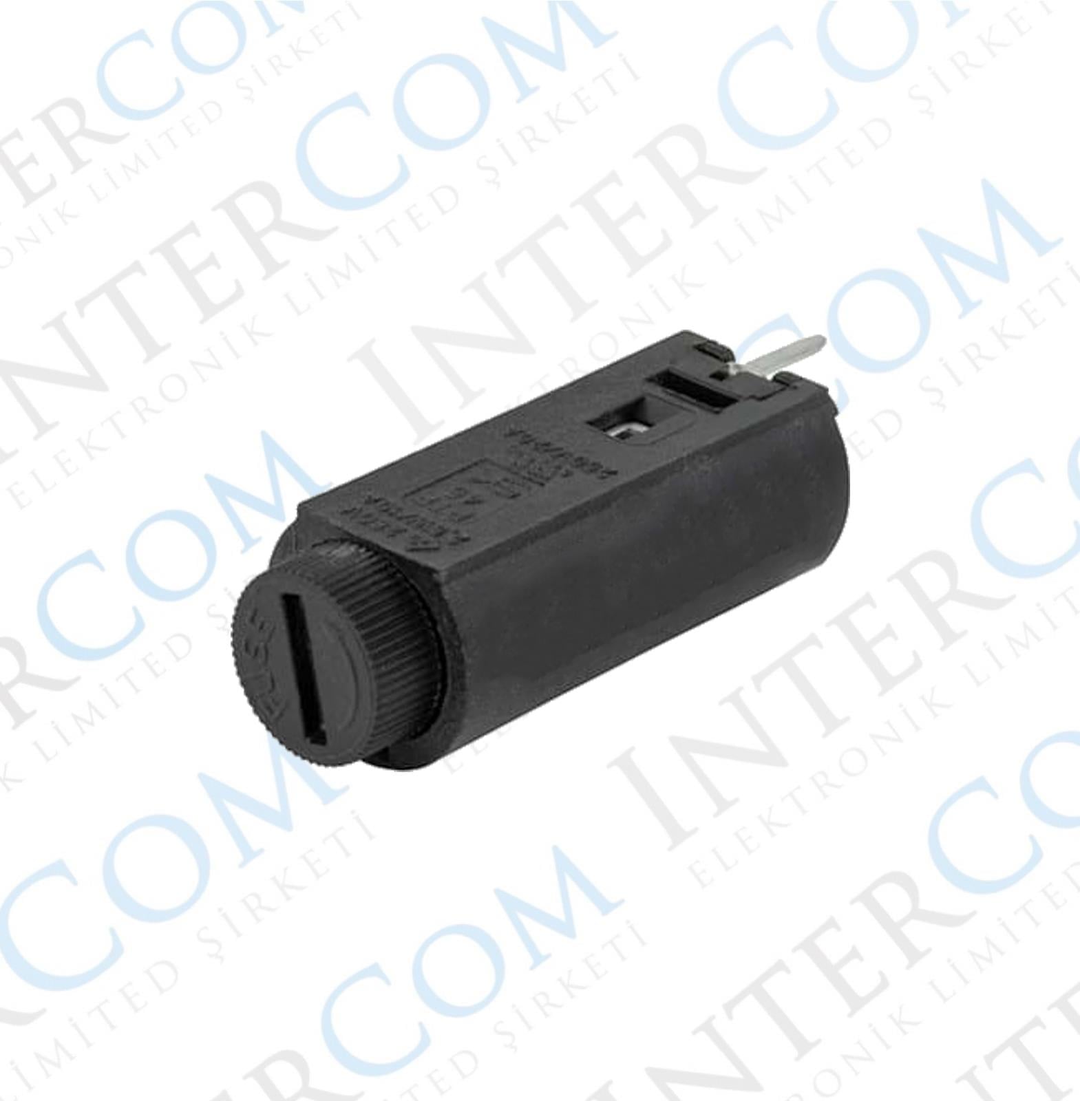 IC-235D Sigorta Yuvası 5x20mm 180° PCB