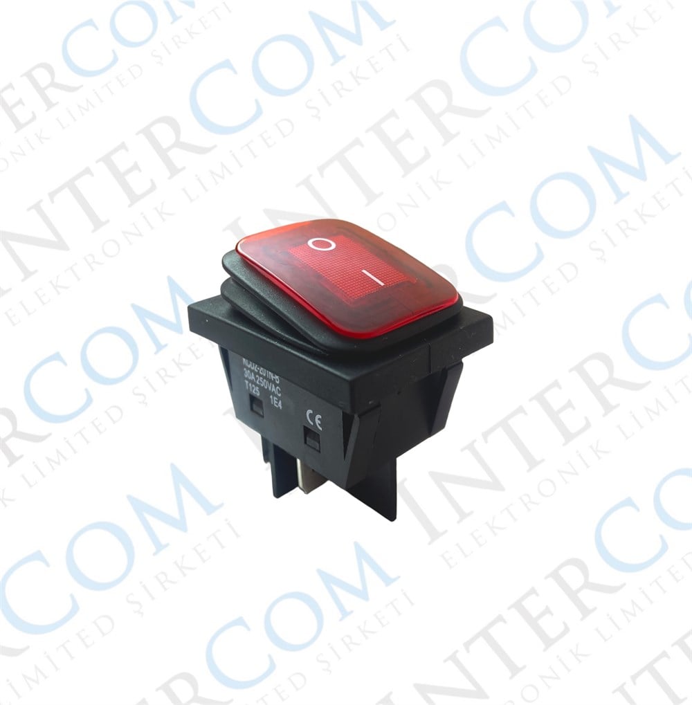 GENİŞ IŞIKLI KIRMIZI 4P KÖRÜKLÜ 30A IC104W-S