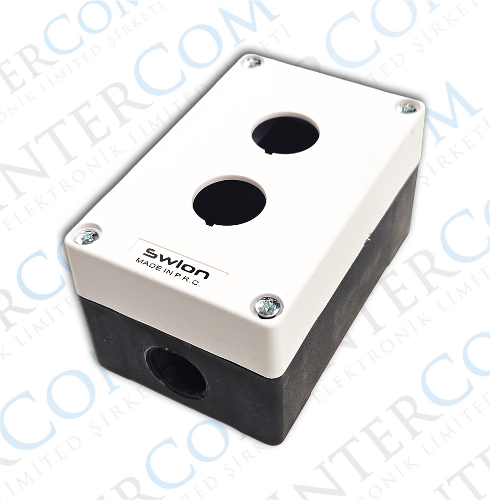 HJ9  22MM BUTON KUTUSU GRİ-SİYAH